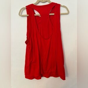 Red Sleeveless Women's Top